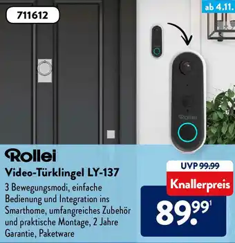 Aldi Süd Rollei Video-Turklingel LY-137 Angebot