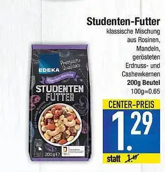 E-Center Studenten Futter Angebot