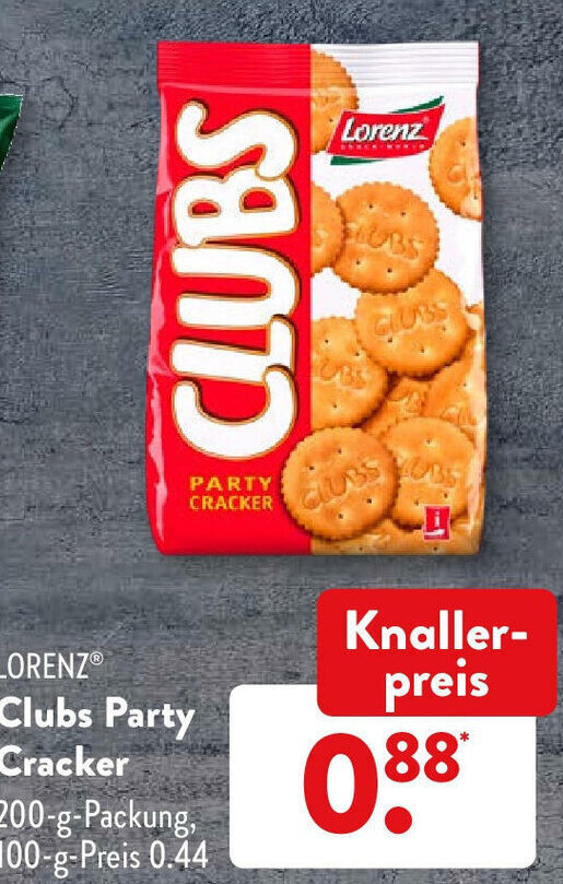 Clubs Party Cracker 200g Angebot bei Aldi Süd