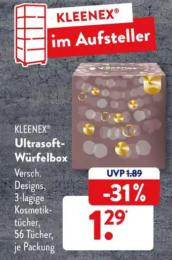 Aldi Süd Ultrasoft Wurfelbox Angebot