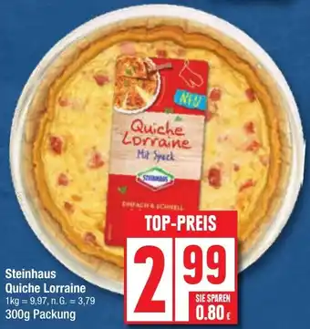 Edeka Steinhaus Quiche Lorraine 300g Packung Angebot