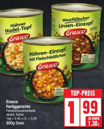 Edeka Erasco Fertiggerichte 800 g Dose Angebot