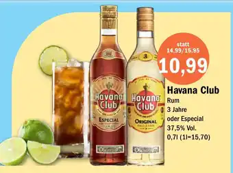 Aktiv Irma Havana Club Rum 3 Jahre oder Especial 37,5% Vol. 0,7L Angebot