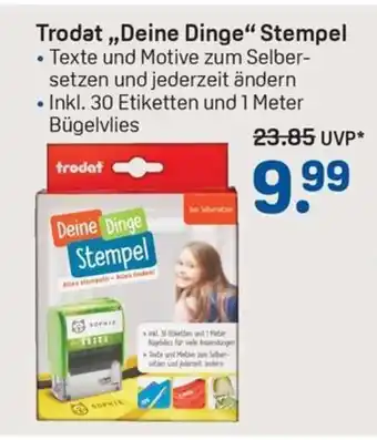 Rossmann Trodat ,,Deine Dinge❝ Stempel Angebot