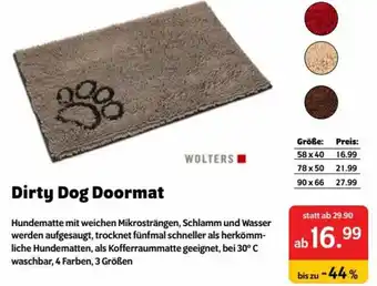 Das Futterhaus Dirty Dog Doormat Angebot