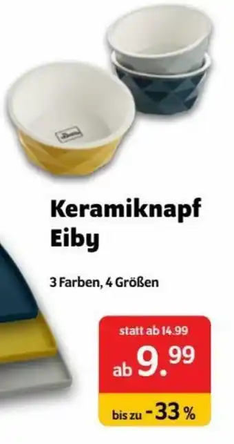 Das Futterhaus Keramiknapf Eiby Angebot