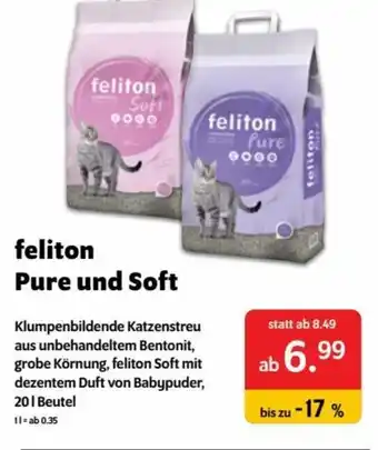 Das Futterhaus Feliton Pure und Soft Angebot