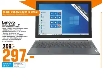 Saturn Lenovo IdeaPad Duet 3i R 2in1 Notebook/Tablet Angebot