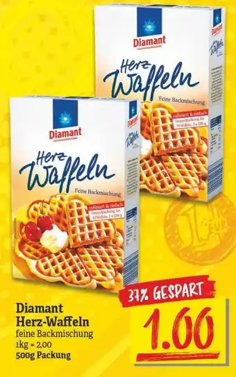 NP Discount Diamant Herz Waffeln 500g Angebot