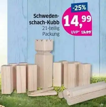 Budni Schwedenschach Kubb Angebot