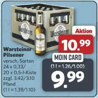 Combi Warsteiner Pilsener 24 x 0,33/ 20 x 0,5 L-Kiste Angebot