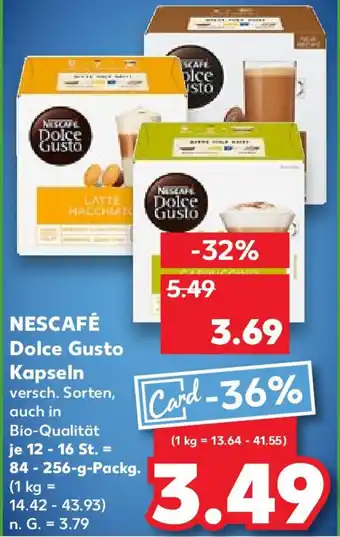 Kaufland Nescafe Dolce Gusto Kapseln 84-256 g Packg. Angebot