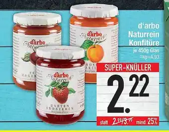 E-Center D'arbo Naturrein Konfitüre Angebot
