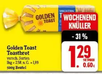 NP Discount Golden Toast Toastbrot 500g Angebot