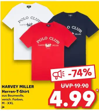 Kaufland HARVEY MILLER Herren-T-Shirt Angebot