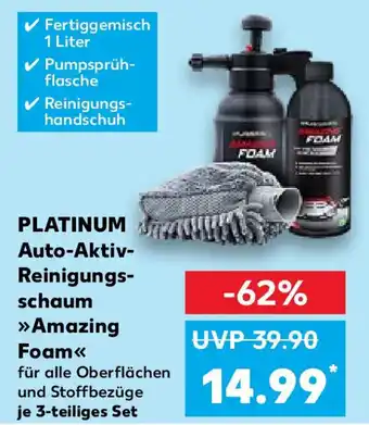 Kaufland PLATINUM Auto-Aktiv- Reinigungs- schaum Amazing Foam Angebot