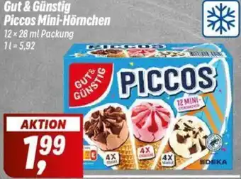 Simmel Gut & Günstig Piccos Mini-Hörnchen 12 x 28 ml Packung Angebot