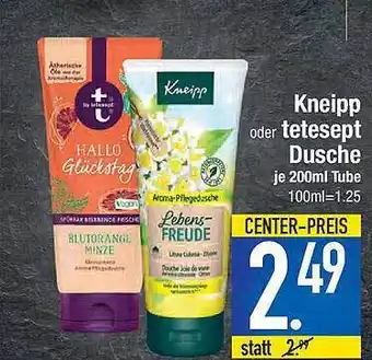 E-Center Kneipp oder Tetesept Dusche Angebot