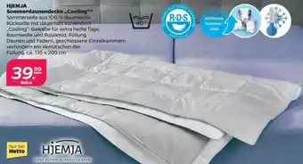 NETTO HJEMJA Sommerdaunendecke ,,Cooling" Angebot