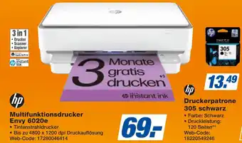 expert Techno Land hp Multifunktionsdrucker Envy 6020e Angebot