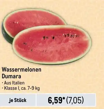 METRO Wassermelonen Dumara Angebot