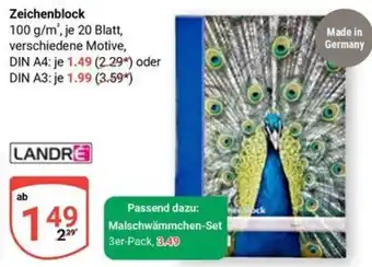 Globus LANDRE Zeichenblock Angebot