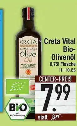 E-Center Creta Vital Bio Olivenöl Angebot