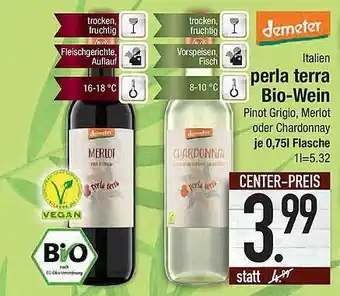 E-Center Perla Terra Bio Wein Angebot