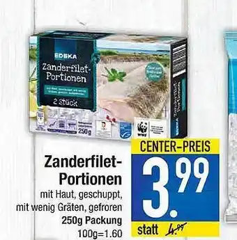 E-Center Zanderfilet Portionen Angebot