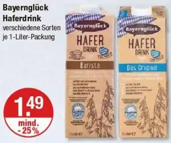 V Markt Bayernglück Haferdrink 1 Liter Packung Angebot