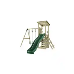 toom Baumarkt Rebo Spielturm 'Neapel' Sockelmaße 322,1 x 119,5 x 228,8 cm Angebot
