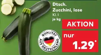Kaufland Dtsch. Zucchini, lose Angebot
