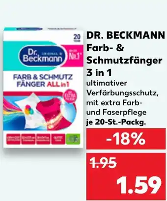 Kaufland DR. BECKMANN Farb- & Schmutzfänger 3 in 1 Angebot