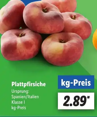 Lidl Plattpfirsiche Angebot