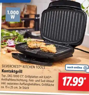 Lidl SILVERCREST KITCHEN TOOLS Kontaktgrill Angebot