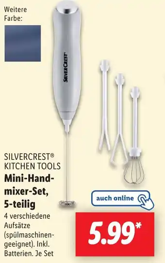 Lidl SILVERCREST KITCHEN TOOLS Mini-Hand- mixer-Set, 5-teilig Angebot