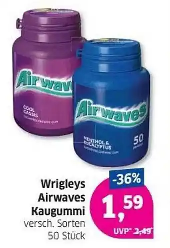 Budni Wrigleys Airwaves Kaugummi Angebot