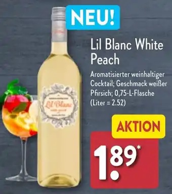 Aldi Nord Lil Blanc White Peach 750ml Angebot