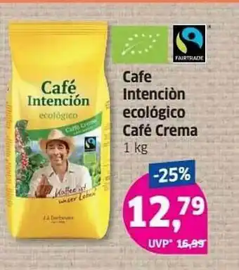 Budni Café Intención Ecológico Café Crema 1kg Angebot