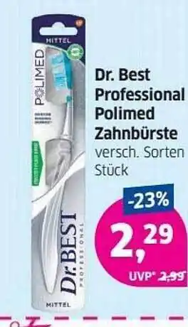 Budni Dr Best Professional Polimed Zahnbürste Angebot