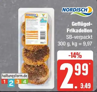 Edeka NORDISCH Geflügel- Frikadellen SB-verpackt 300 g Angebot