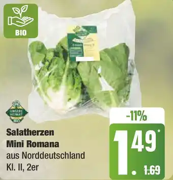 Edeka Salatherzen Mini Romana Angebot