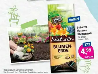 Budni Substral Naturen Blumenerde 20L Angebot