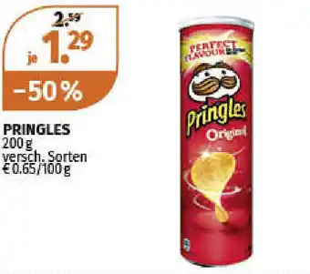 Müller Pringles 200g Angebot