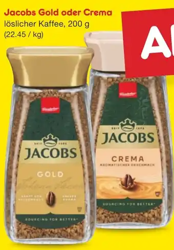 Netto Marken-Discount Jacobs Gold oder Crema 200 g Angebot
