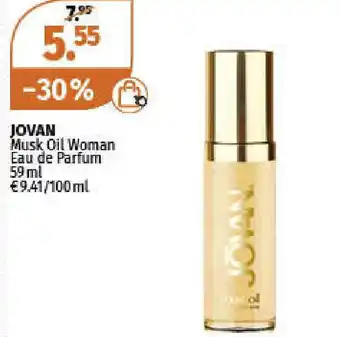 Müller Jovan Musk Oil Woman 59ml Angebot