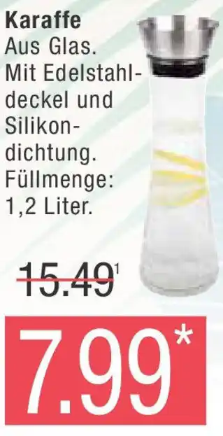 Marktkauf Karaffe Angebot