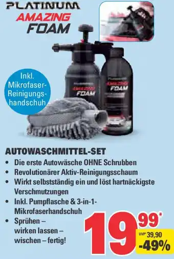 Marktkauf PLATINUM AMAZING FOAM AUTOWASCHMITTEL-SET Angebot