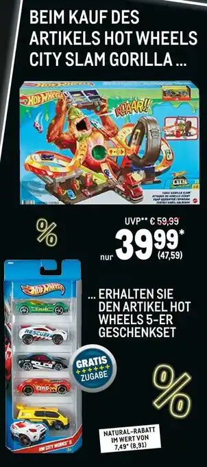 METRO Hot wheels city slam gorilla Angebot