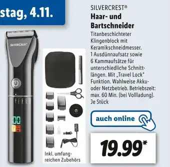 Lidl Silvercrest haar- und bartschneider Angebot